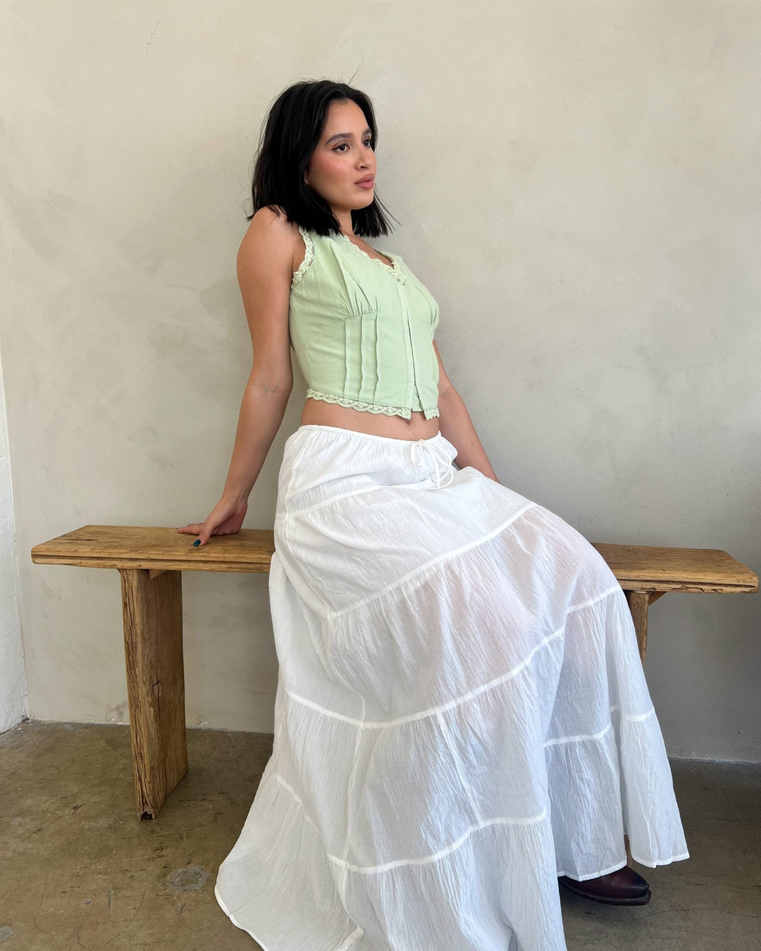 Summer Breeze Tiered Maxi Skirt - Marmol Boutique