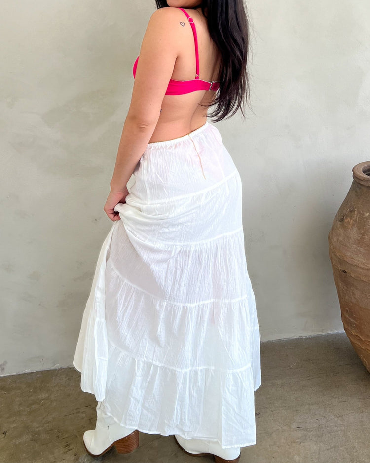 Summer Breeze Tiered Maxi Skirt - Marmol Boutique