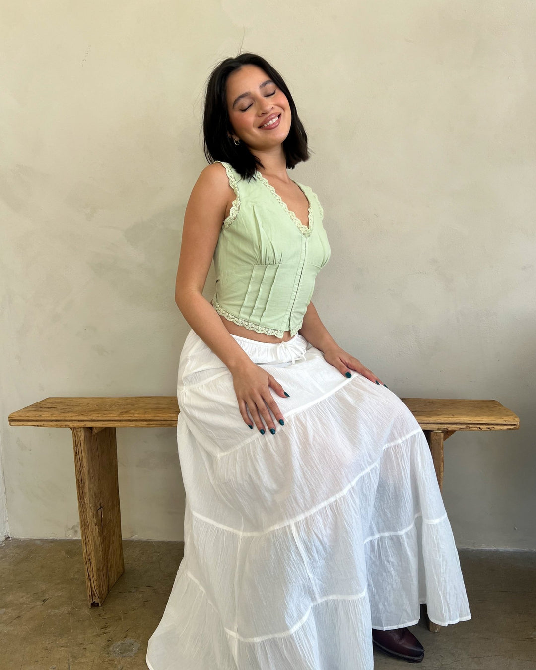 Summer Breeze Tiered Maxi Skirt - Marmol Boutique