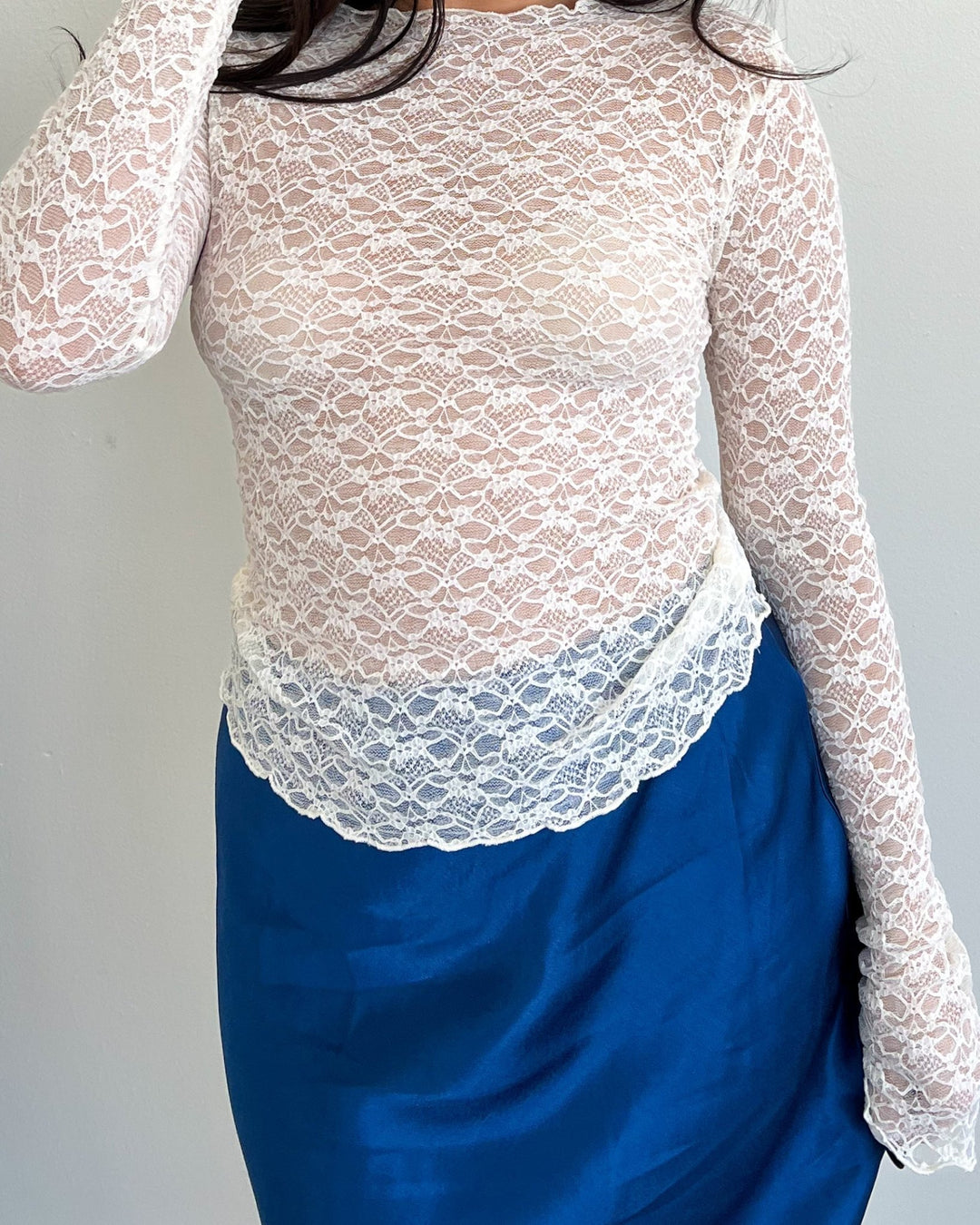 After Hours Lace Long-Sleeve - Marmol Boutique