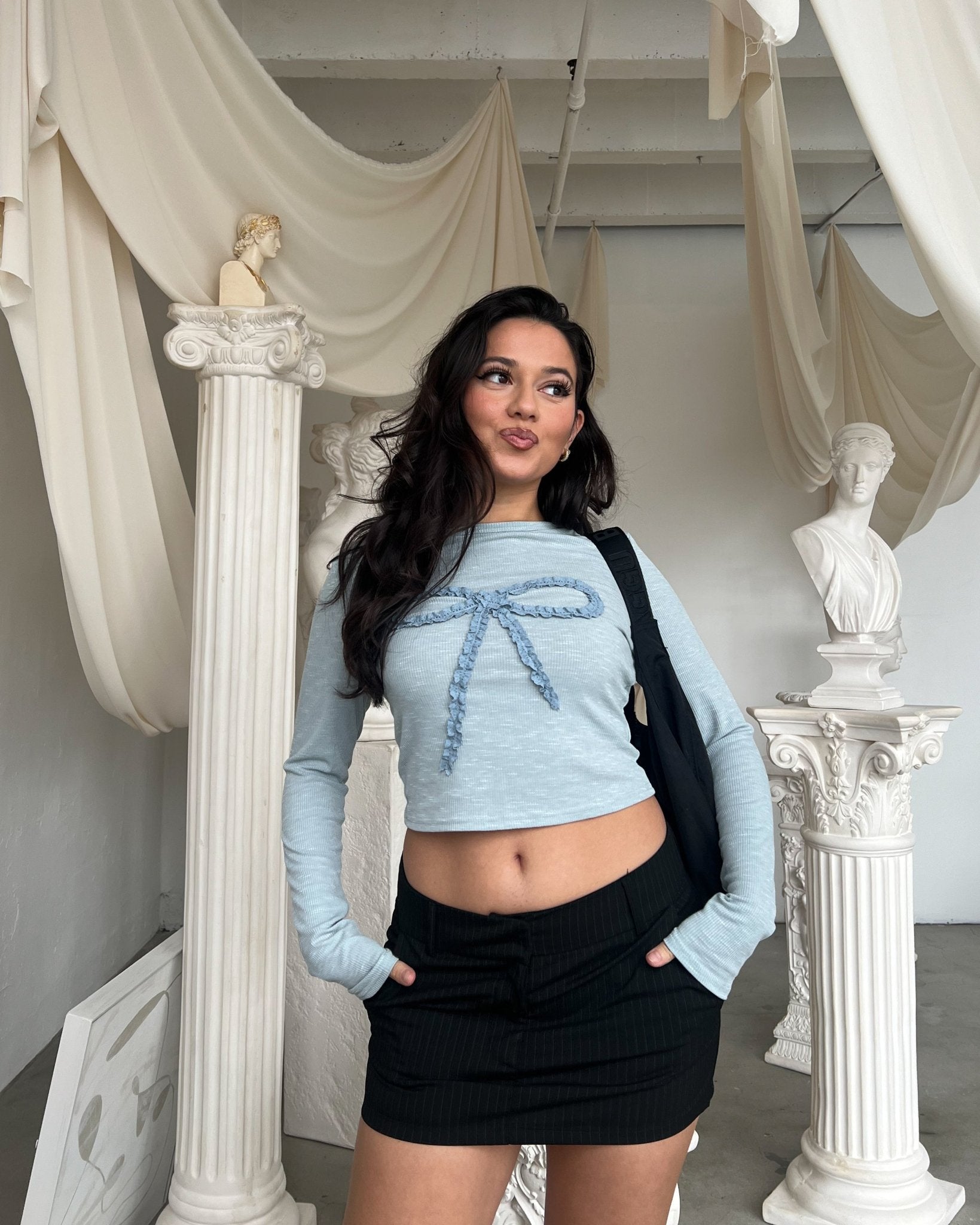 RESTOCKED: Coquette Girl Bow Top – Marmol Boutique