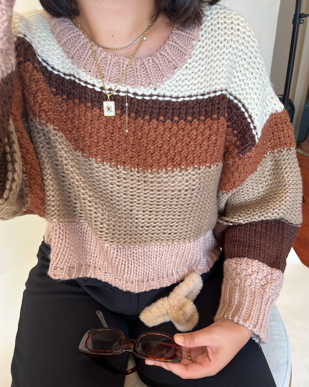 The Ultimate Fall Chunky Knit Sweater - Marmol Boutique